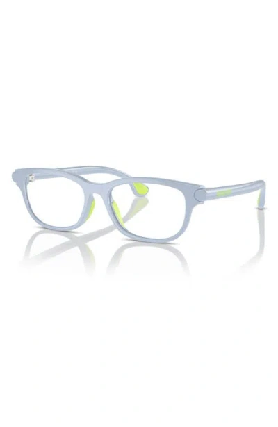 Burberry 49mm Rectangular Optical Glasses In Gray