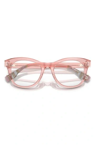 Burberry 46mm Cat Eye Optical Glasses In Brown