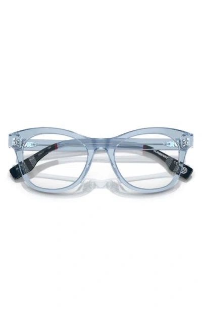 Burberry 46mm Cat Eye Optical Glasses In Brown