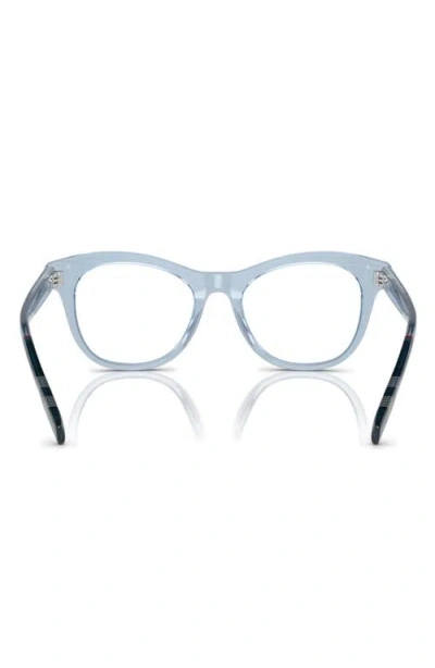 Burberry 46mm Cat Eye Optical Glasses In Brown