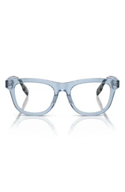 Burberry 45mm Square Optical Glasses In Gray