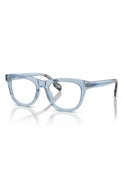Burberry 45mm Square Optical Glasses In Gray