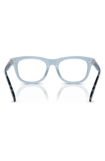Burberry 45mm Square Optical Glasses In Gray