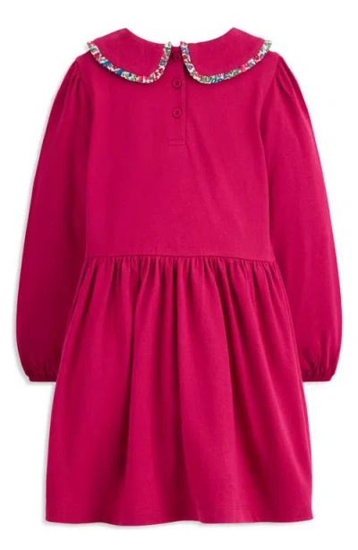 Mini Boden Kids' Appliqué Cotton Jersey Dress In Red