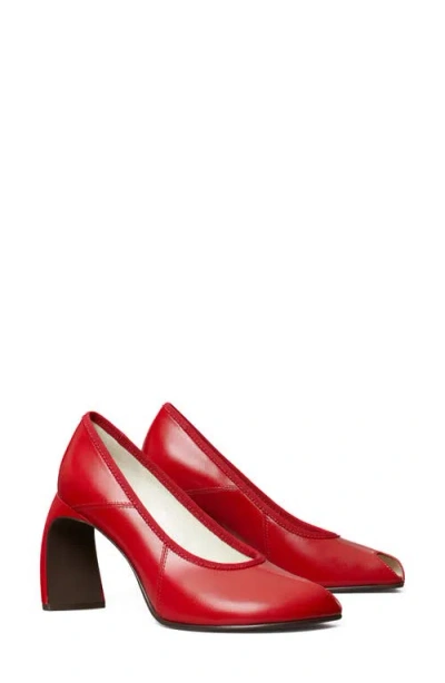 Tory Burch Pointed Toe Pump In Red