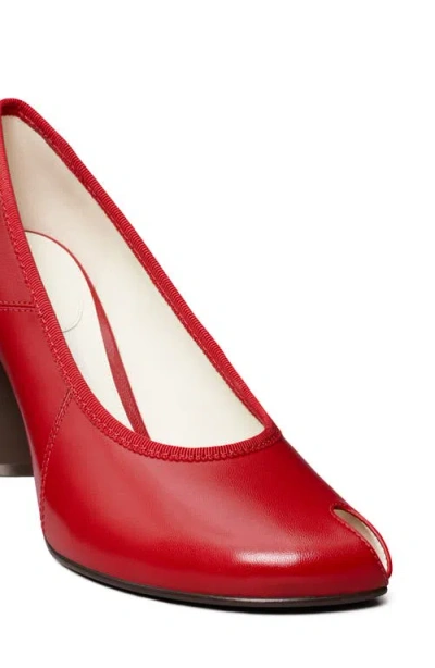 Tory Burch Pointed Toe Pump In Red