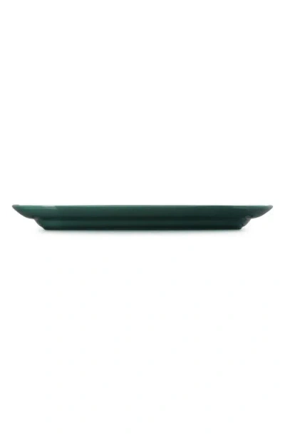Le Creuset Stoneware 14" Serving Platter In Green