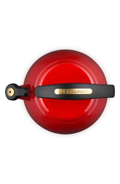 Le Creuset Enamel On Steel 2.2-quart Signature Cloche Kettle In Red