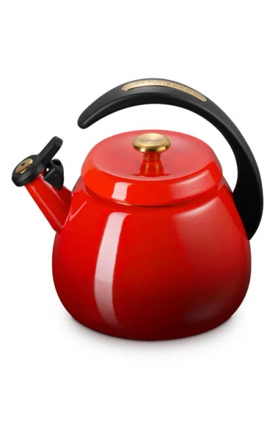 Le Creuset Enamel On Steel 2.2-quart Signature Cloche Kettle In Red
