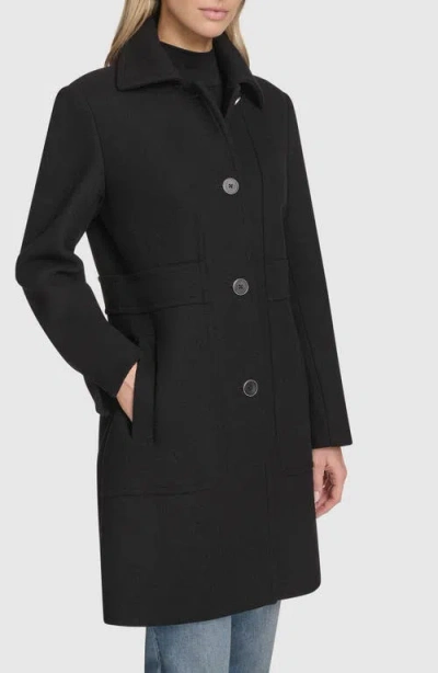 Andrew Marc Emmeline Wool Blend Coat In Multi