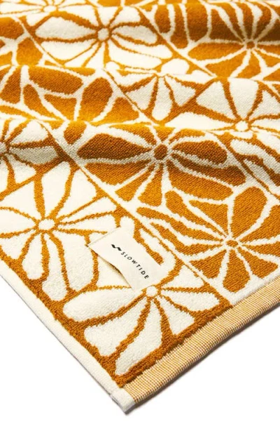 Slowtide Ciao Zen Bath Mat In Yellow