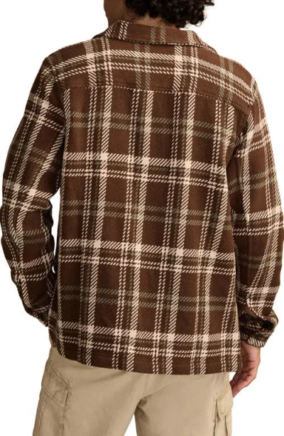 Lucky Brand Men's Twill Shirt Jacket In Brown