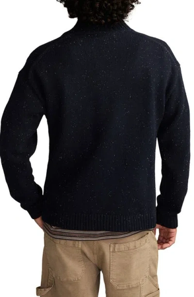 Lucky Brand Men's Button Down Mock Neck Cardigan In Blue