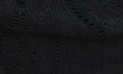 La Blanca Mantra Medallion Shirred Band Hipster Bikini Bottom In Black