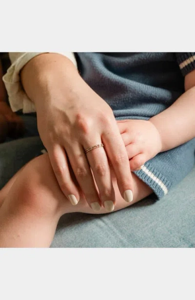 Made By Mary Ily Morse Code Ring In Brown