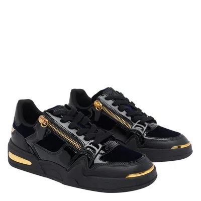 Giuseppe Zanotti Round-toe Low-top Casual Shoes In Black