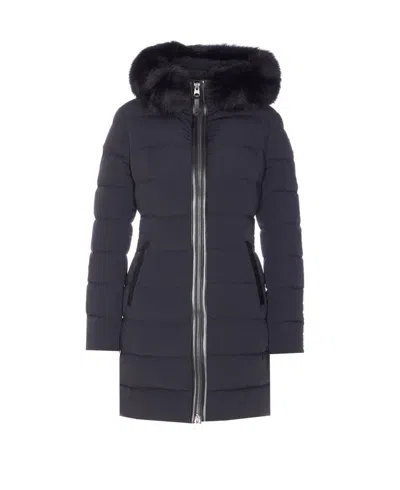 Mackage Black Calla Down Jacket In Multi