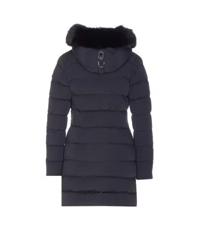 Mackage Black Calla Down Jacket In Multi