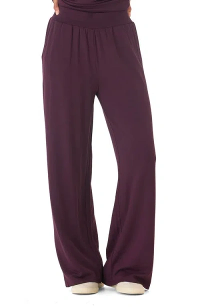 Threads 4 Thought Esmeralda Feather Wide Leg Pants In Purple