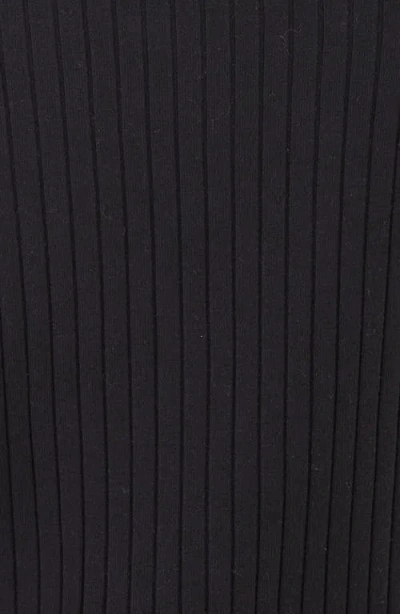 Threads 4 Thought Leah Rib Knit Long Sleeve T-shirt In Black