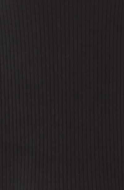 Threads 4 Thought Micah Long Sleeve Stretch Organic Cotton Rib Dress In Black