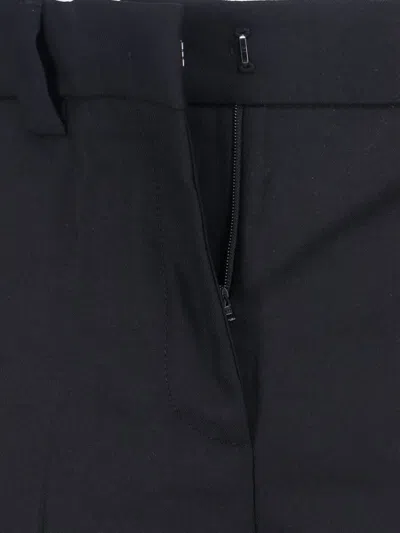 Incotex Wide Leg Trousers Button Detail In Blue