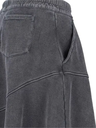 Our Legacy Midi Skirt With Drawstring And Pockets In Gray