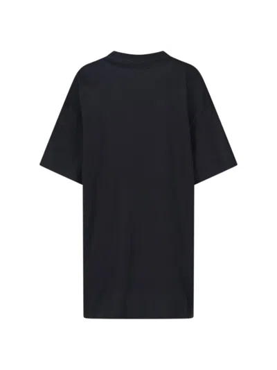 Vivienne Westwood Graphic Print Crew Neck Short Sleeve Top In Black