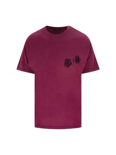 Willy Chavarria Proverb Easy Printed Cotton-jersey T-shirt In Purple