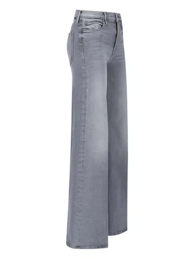 Mother The Twister Heel Jeans In Gray