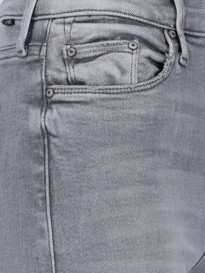 Mother The Twister Heel Jeans In Gray