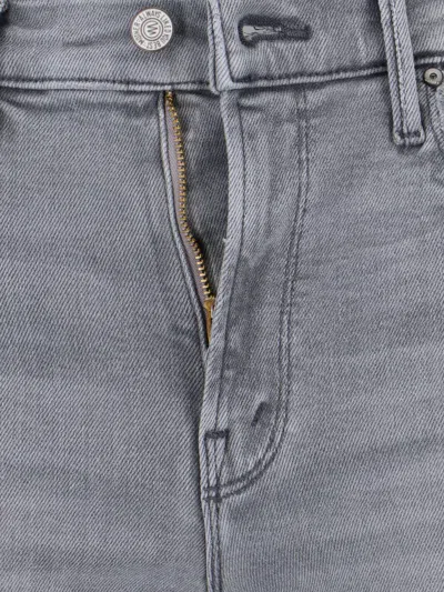 Mother The Twister Heel Jeans In Gray