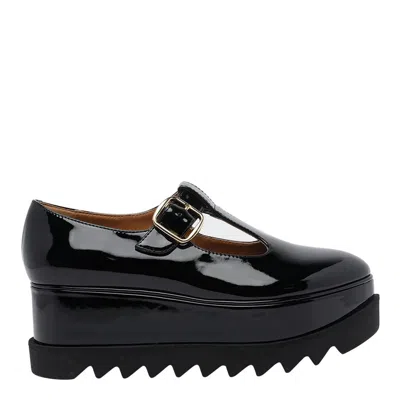 Stella Mccartney Oxford Elyse Shiny 80mm In Black