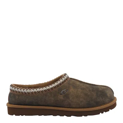 Ugg Tasman Baxter Slippers With Braided Details In Brown
