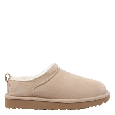 Ugg Mules " Classic Micro" In Neutral