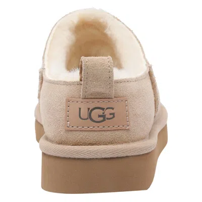 Ugg Mules " Classic Micro" In Neutral