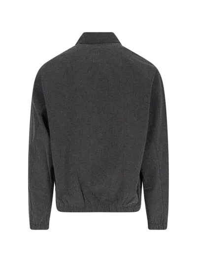 Roa Lamon Reinforced Technical Zip Up Shirt Clothing In Gray