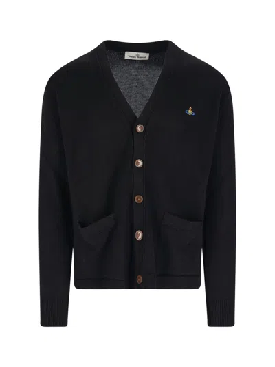 Vivienne Westwood Cardigan "alex" In Black