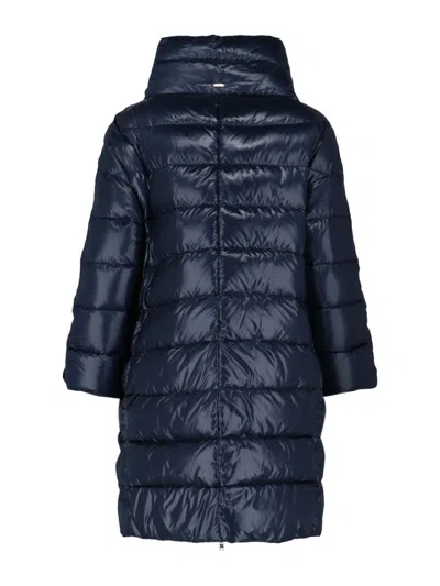 Herno Cleofe Down Jacket In Nylon In Blue