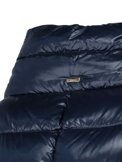 Herno Cleofe Down Jacket In Nylon In Blue