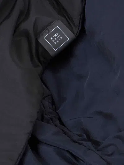 Kimonorain Reversible Coat In Blue