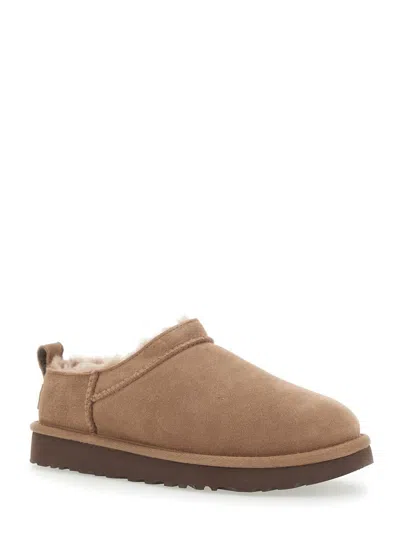 Ugg W Classic Micro Rocky Oak Mule In Nude