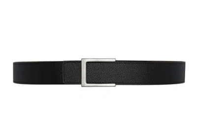 Vaincourt Paris Le Galant Leather Belt In Black