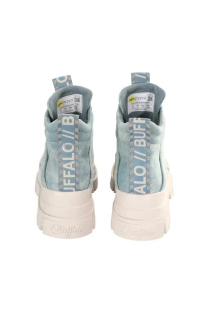 Buffalo Boots Aspha Nc Mid Flat Cut Bootie In Blue