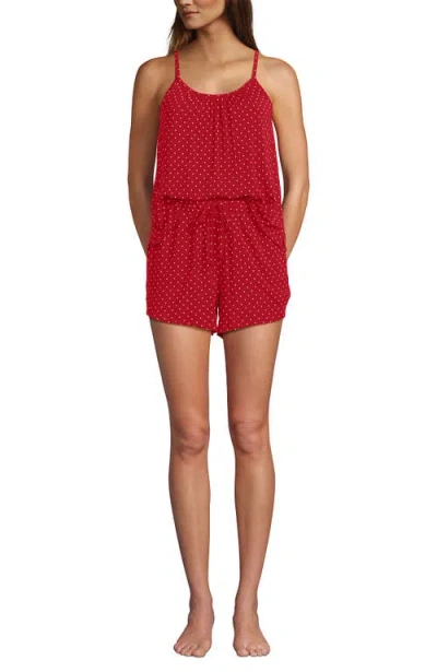 Lands' End Cooling 3 Piece Pajama Set In Multi