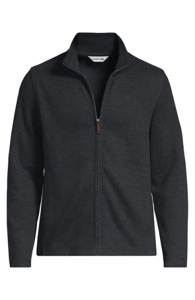Lands' End Bedford Rib Full Zip In Multi
