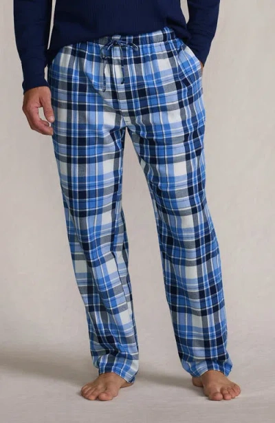 Lands' End Flannel Pajama Pants In Blue