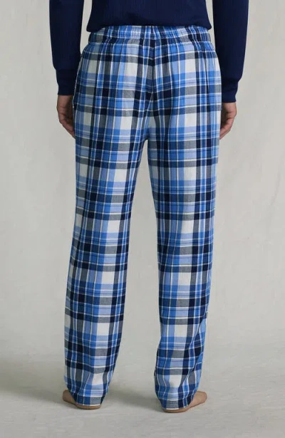 Lands' End Flannel Pajama Pants In Blue