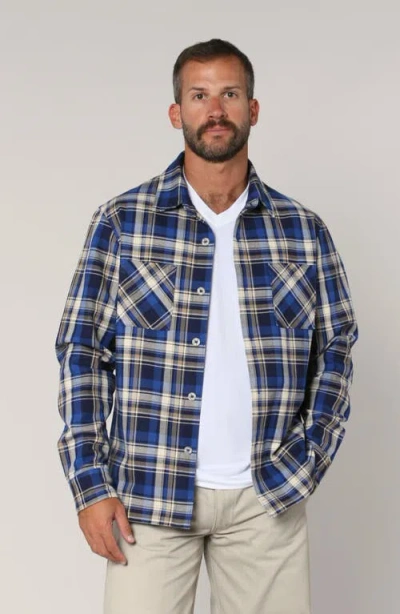 Leisure Lab Outlander Button Up In Blue