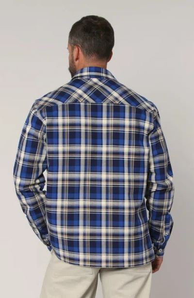 Leisure Lab Outlander Button Up In Blue